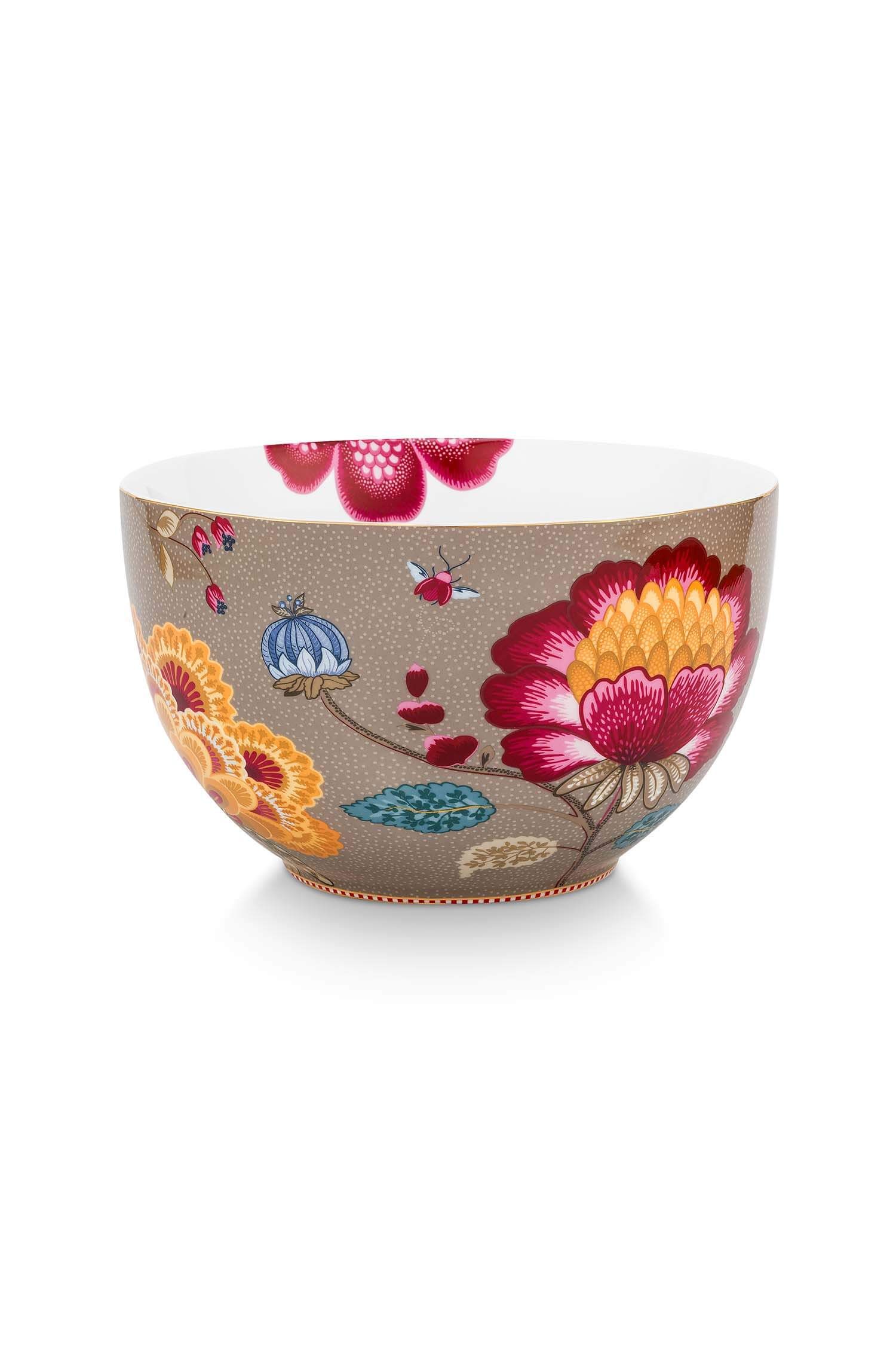 PIP Bowl Blooming Tales Fantasy Khaki 23cm