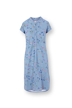PHW Dalia Short Sleeve Nightdress Delhi Dreams Blue